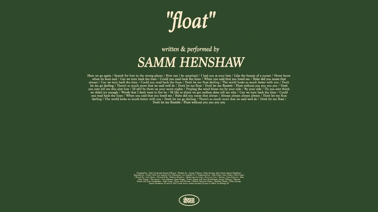 Samm Henshaw drops Vinyl-Only album “It Could Be Worse” and audio